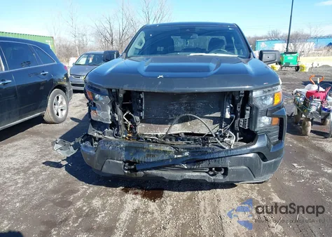 2023 Chevrolet Silverado 1500 4Wd Double Cab Standard Bed Wt из США, поврежденный, VIN 1GCRDAEDXPZ307503